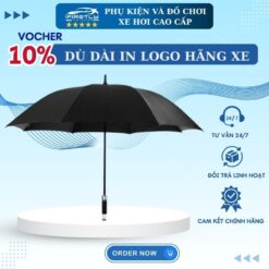 Dù dài logo hãng xe