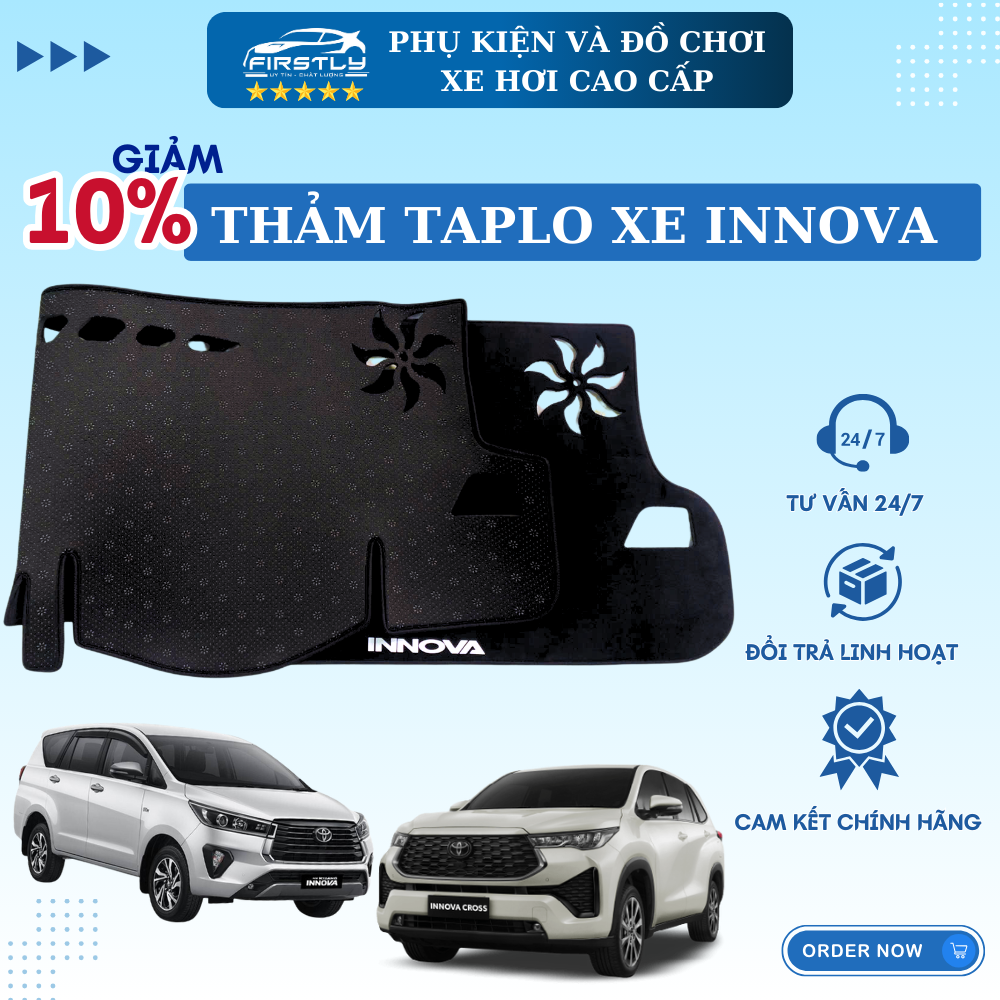 Thảm Taplo Toyota Innova