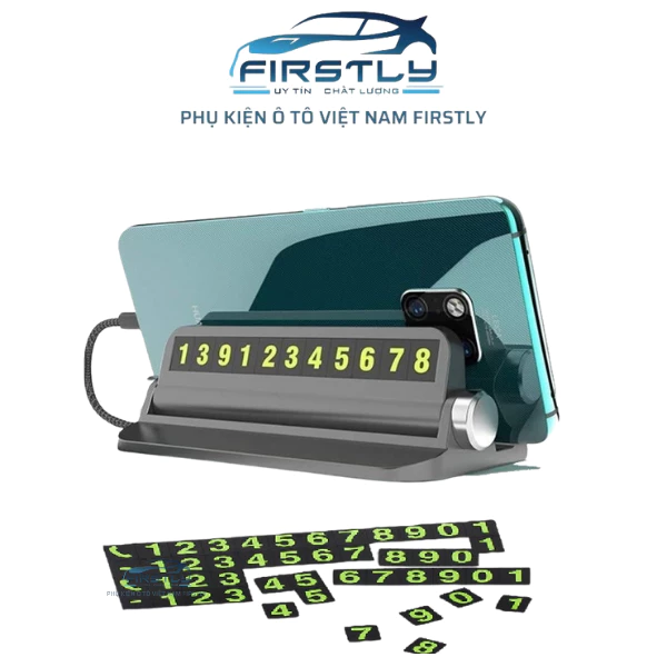 Bảng số điện thoại gắn taplo, bảng ghi số điện thoại có giá đỡ gắn trên ô tô - Ảnh 3