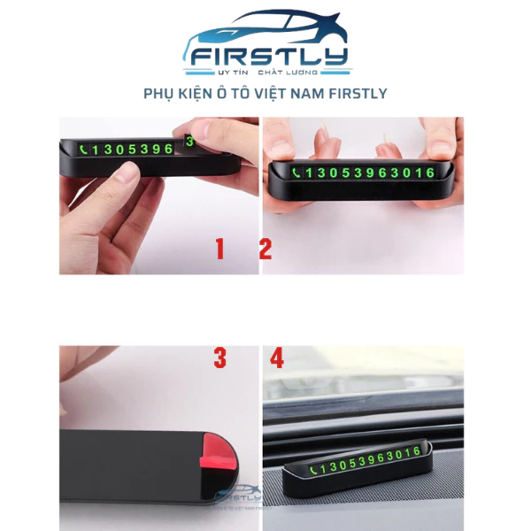 Bảng số điện thoại gắn taplo, bảng ghi số điện thoại có giá đỡ gắn trên ô tô - Ảnh 6