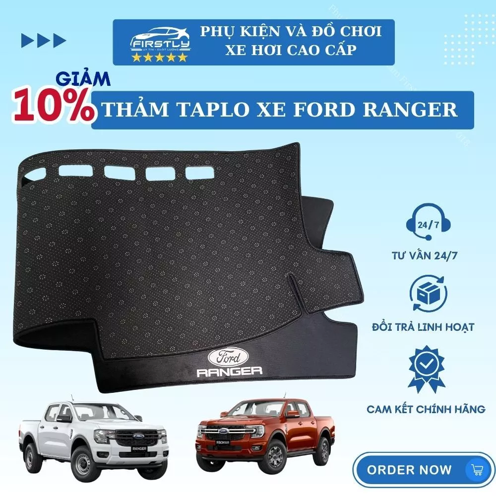 Thảm Taplo Xe Ford Ranger