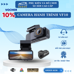 Camera hành trình VF10 2 mắt, tặng thẻ nhớ 64gb - FIRSTLY